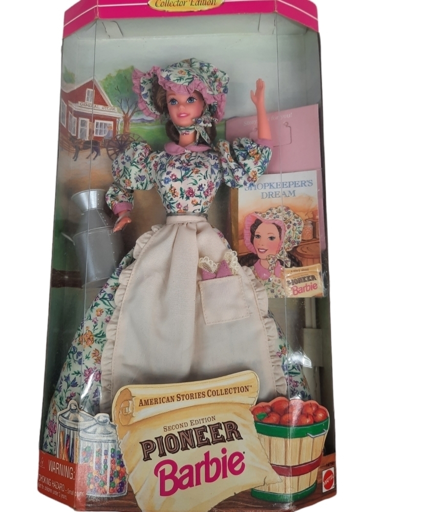 Mattel 1995 Pioneer Barbie Doll American Stories Collection 2nd Edition‎ Vintage